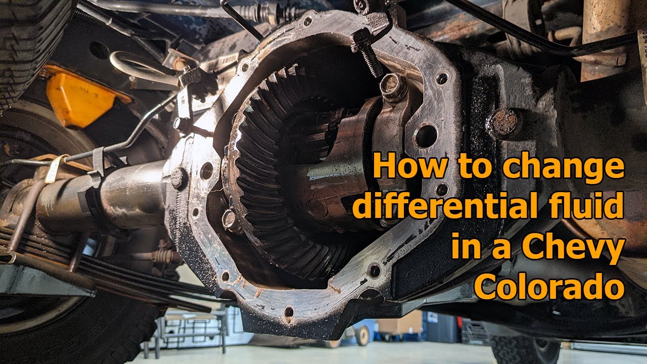 How to change differential fluid in a Chevy Colorado