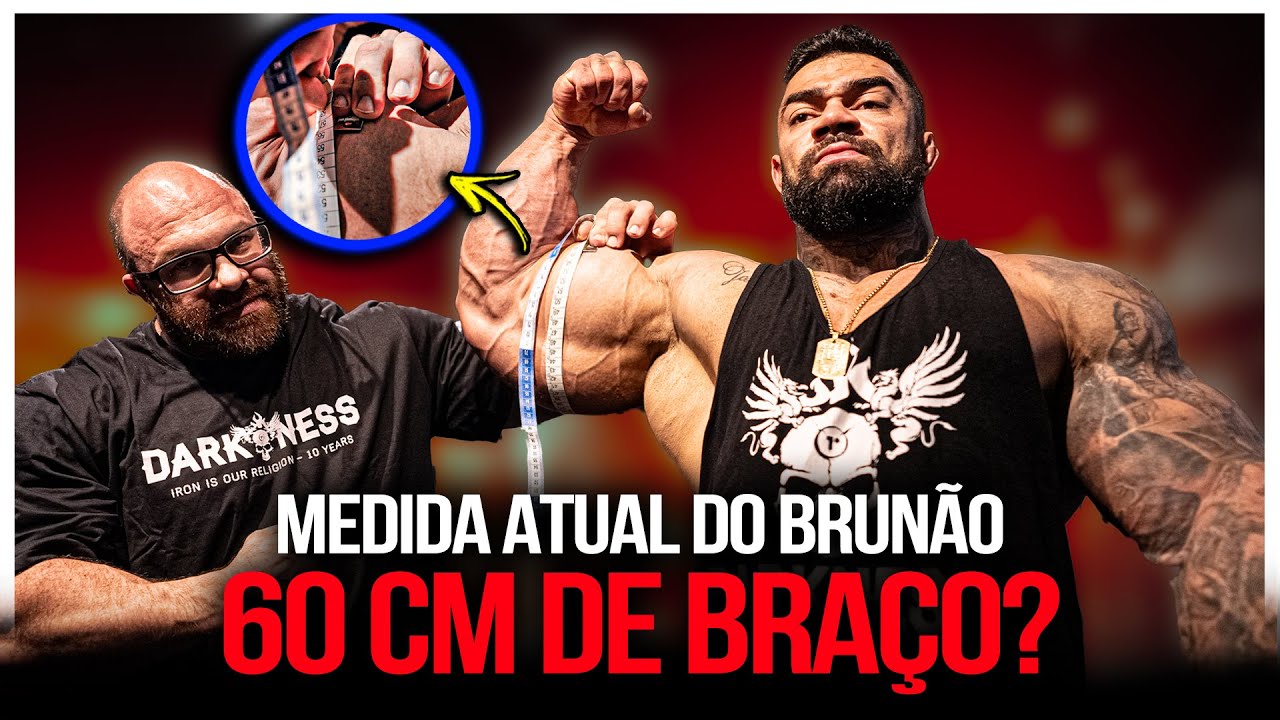 TIRAMOS A MEDIDA DO BRAÇO DO BRUNO SANTOS NO PUMP! *você não vai acreditar*