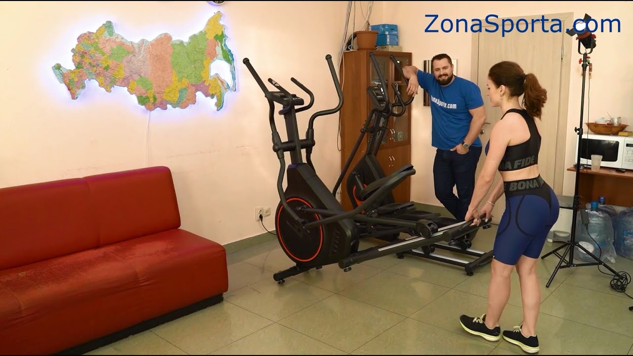 Сборка эллиптического тренажера
