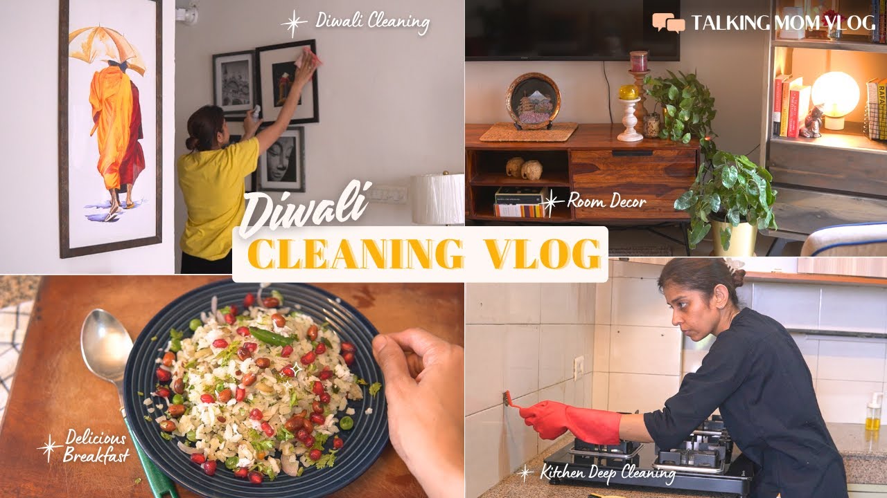 Diwali Cleaning Vlog ✨| Productive Morning Routine & Cleaning Motivation | Cleaning Tips & Hacks