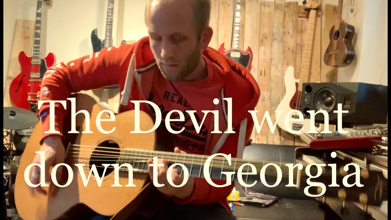 The Devil Went Down to Georgia -Acoustic guitar Cover - Charlie Daniels Band