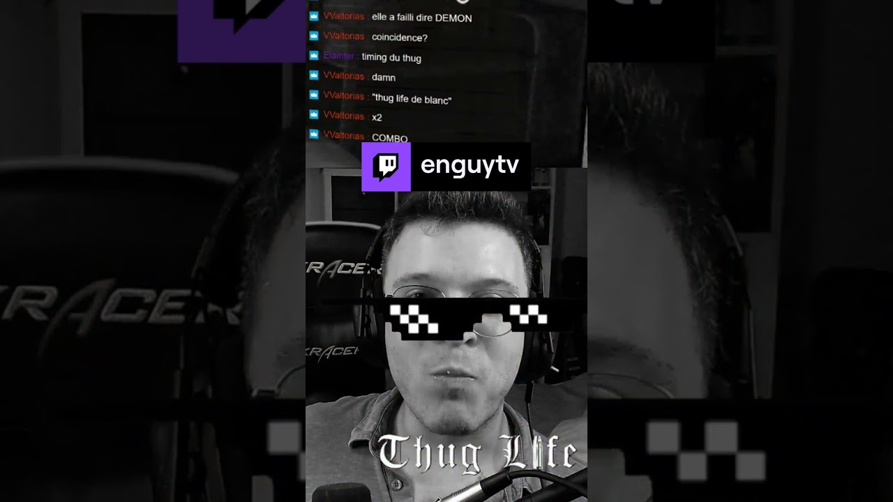 Crunch le thug bouche pleine | enguytv sur #Twitch