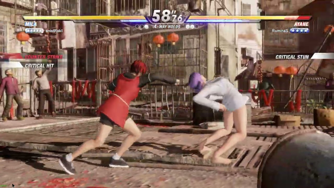 #DOA6,   MILA, anistRakt vs AYANE, RuminaS,   Dead or Alive 6