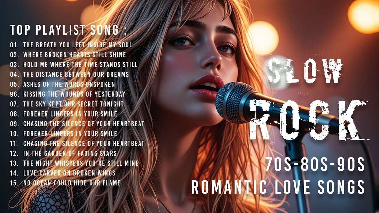 Slow Rock Classics 🎸 70s 80s 90s Greatest Hits | Romantic Ballads & Love Songs