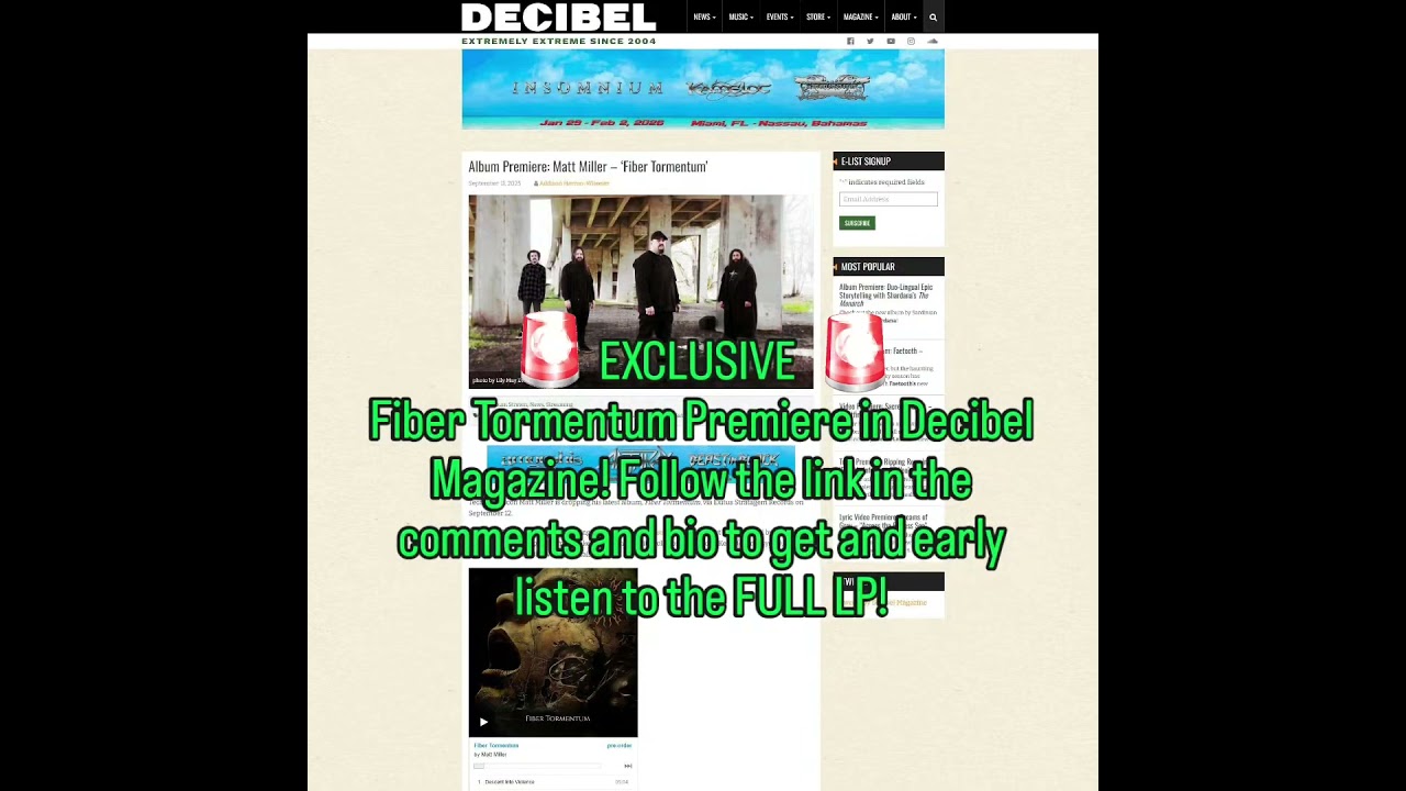 Exclusive Premiere in Decibel Magazine! #shorts #reels #story   #reaction  #metal #metalhead #music