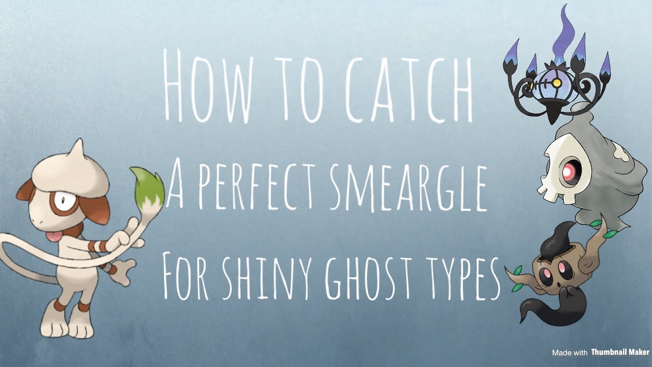 How to catch a smeargle perfect for shiny hunting ghost types!