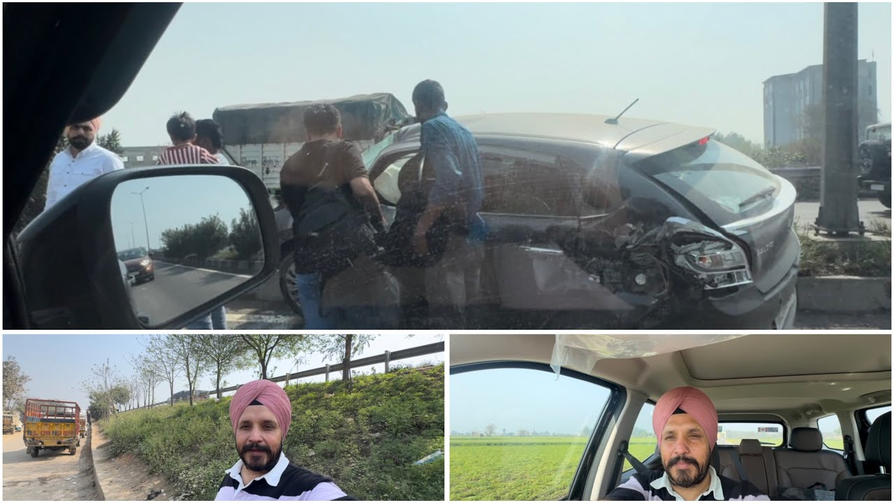 Delhi ja rahe c highway par accident bhaut jabar dast hoya 🙏🏻