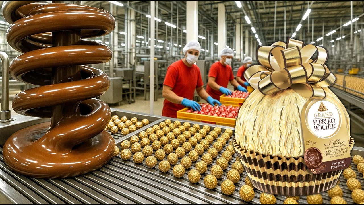 How Is Ferrero Rocher Made In Factory | HOW IT'S MADE