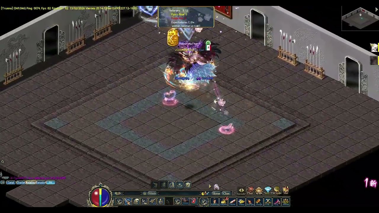 Maza vs DICRIM server trueno elite pk