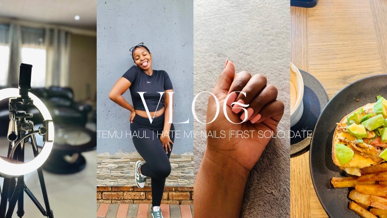 VLOG: TEMU Haul | SHEIN did me dirty 💔 | First Solo Date || South African YouTuber