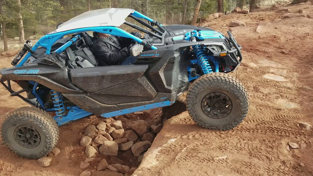 Can-Am X3 XRC doin Moab Hill