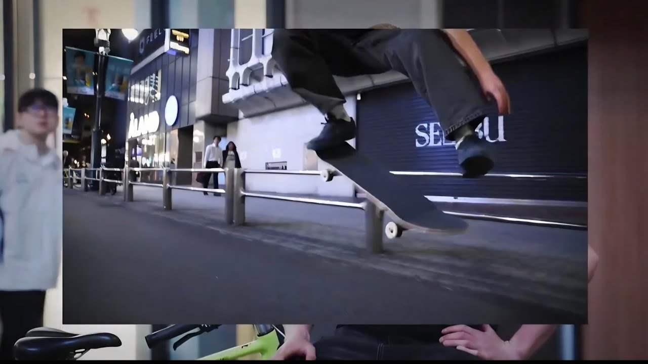 Skating through the noise...