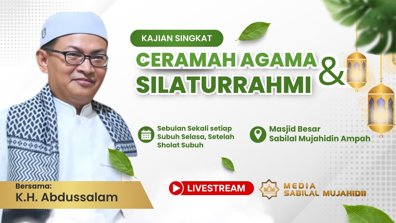 🔴[LIVE] KAJIAN SPESIAL SEBULAN SEKALI 23 DESEMBER 2025 BERSAMA K.H ABDUSSALAM BIN SYEKH AHMAD MUGNI