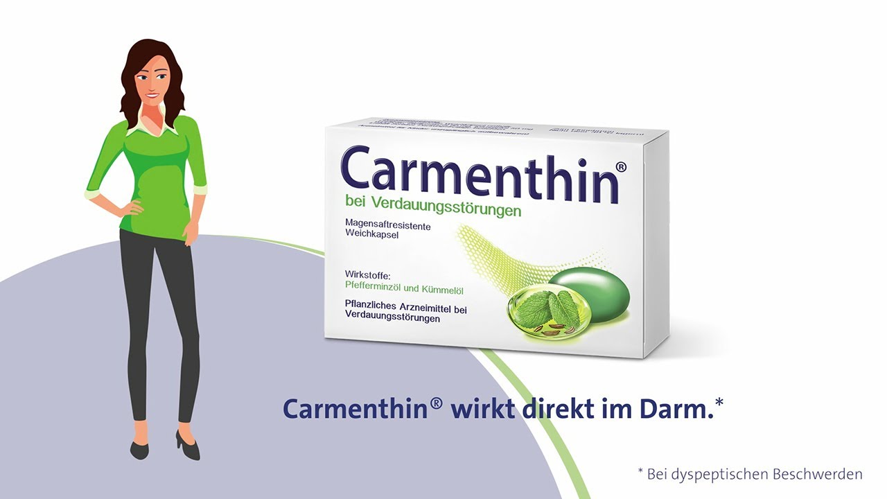 So wirkt Carmenthin&reg; bei Bl&auml;hungen, V&ouml;llegef&uuml;hl und Schmerzen.