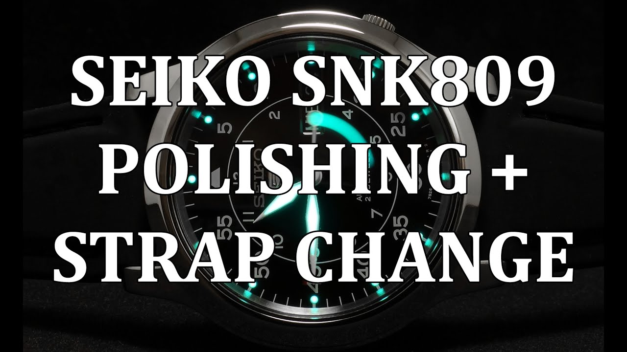 Seiko SNK809 Mini Review + Polishing Case How To and Strap Change