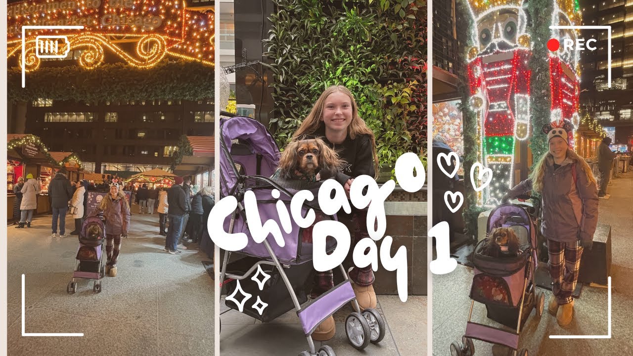 Chicago Vlog Day 1! - Embassy Suites Magnificent Mile - Chicago Christkindlmarket 2024