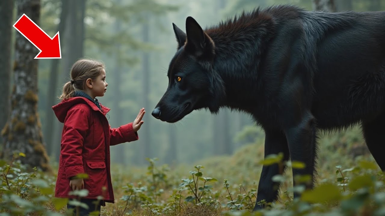 Little Girl Saved The Giant Wolfdog, But The DNA Results Revealed Something Shocking!