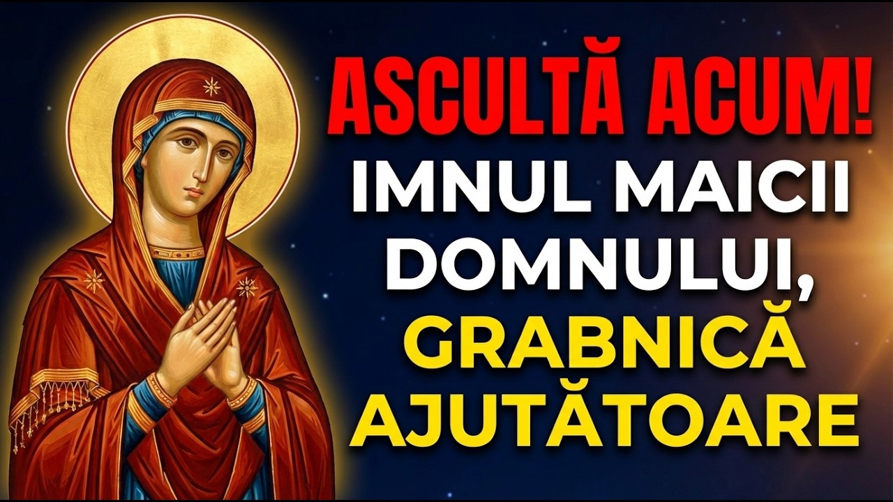 Imnul Maicii Domnului Grabnic Ajutătoare (Rostit 40 de zile)