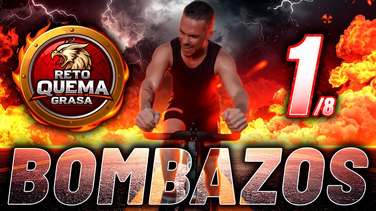 💣Clase de Spinning con Música EXPLOSIVA para ADELGAZAR 🔥 DÍA 1 de 8