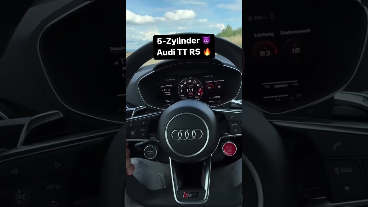 Audi TT RS 400 PS ❗️ Beschleunigung 0-100 💨🔥