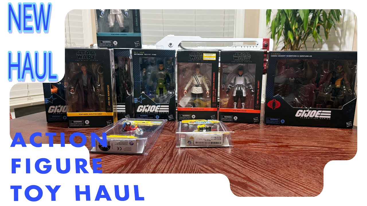 Action figure toy haul for December 2025