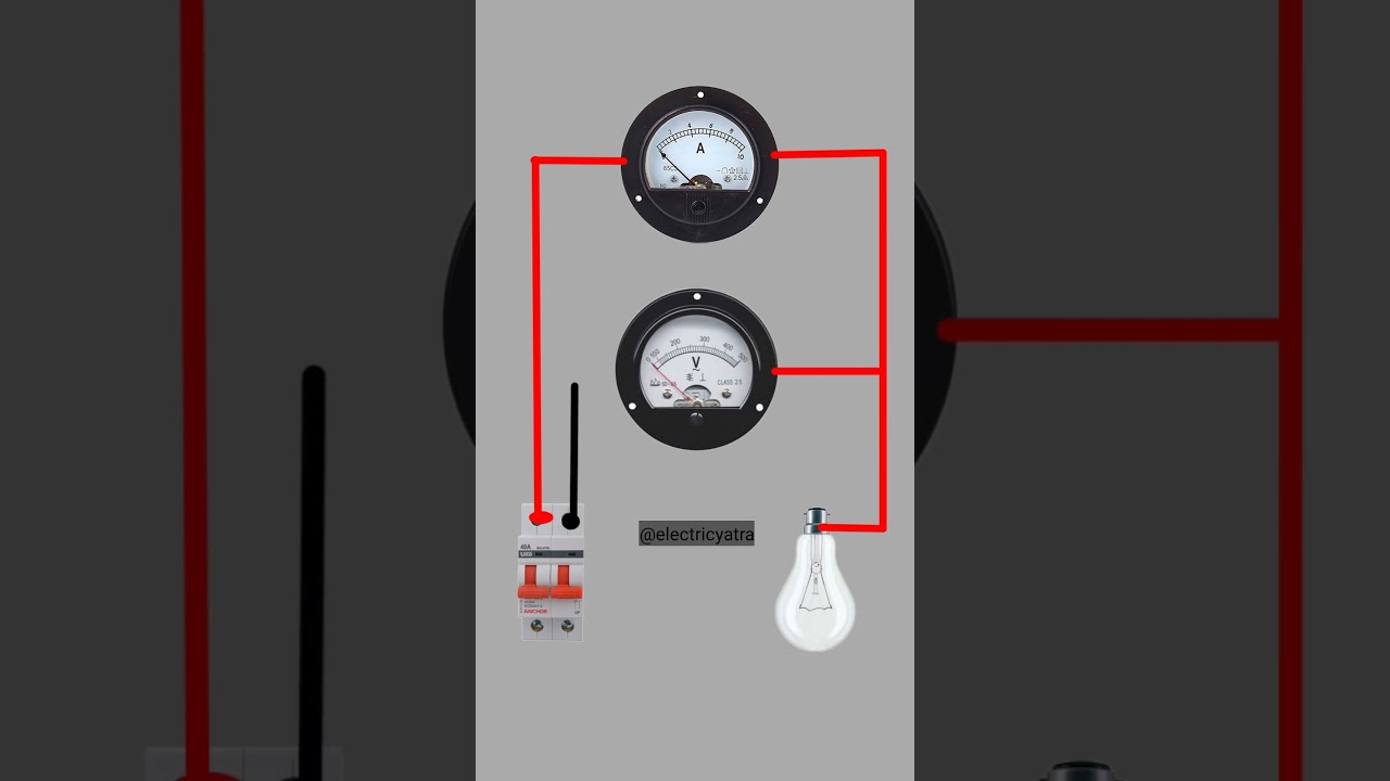 How to install ampere and voltmeter || ampere or voltmeter kese lagaye 