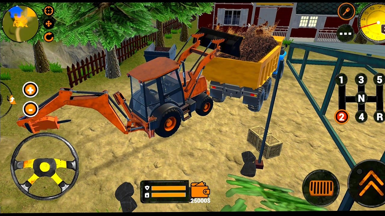 JCB Backhoe Loader Simulator Game | JCB Backhoe Simulator | Android Gameplay