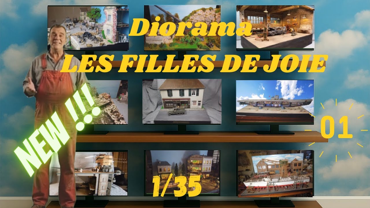 DIORAMA  LES FILLES DE JOIE , présentation nouveau diorama