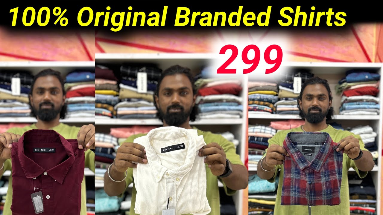 ரூ.299-க்கு Original Top Branded Shirts & Jeans pants | Branded Dress shop tamil | Vimals lifestyle