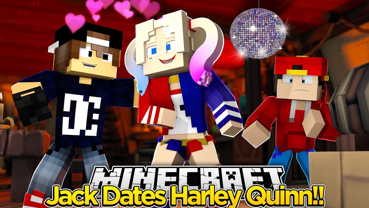 Minecraft Adventure - JACK DATES HARLEY QUINN!!
