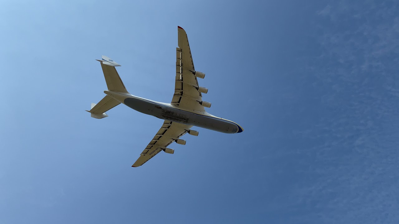 An-225 Mriya take-off at GML 24.08.2021