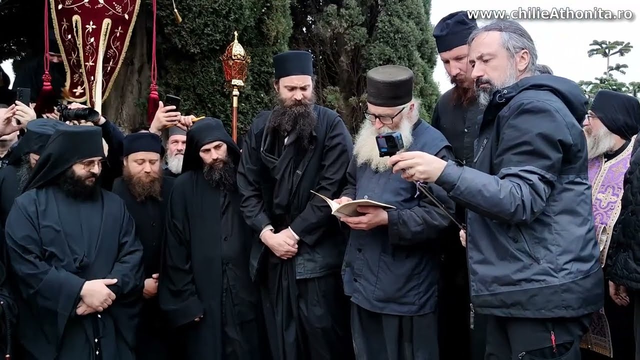 Înmormântarea părintelui Iulian de la Prodromu