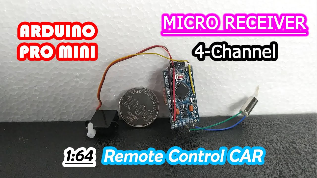 DIY Micro Receiver - Arduino 1:64 Remote Control Car