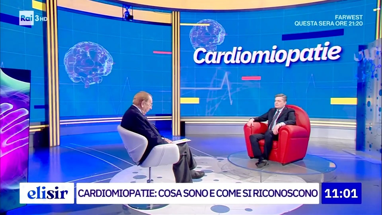 Il Prof. Maurizio Pieroni interviene alla trasmissione Elisir di Rai3