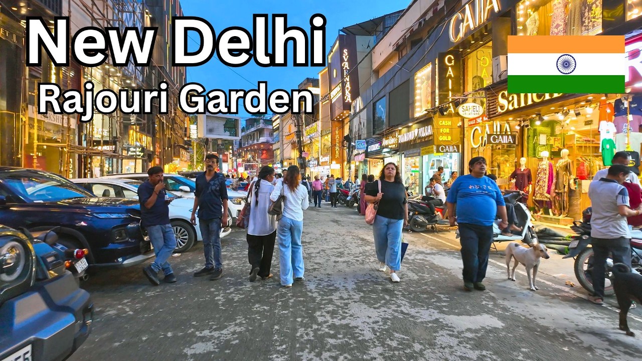 Rajouri Garden Market, New Delhi 🇮🇳 | Exploring Delhi&rsquo;s Busy Shopping Streets (4K Walking Tour 2026)