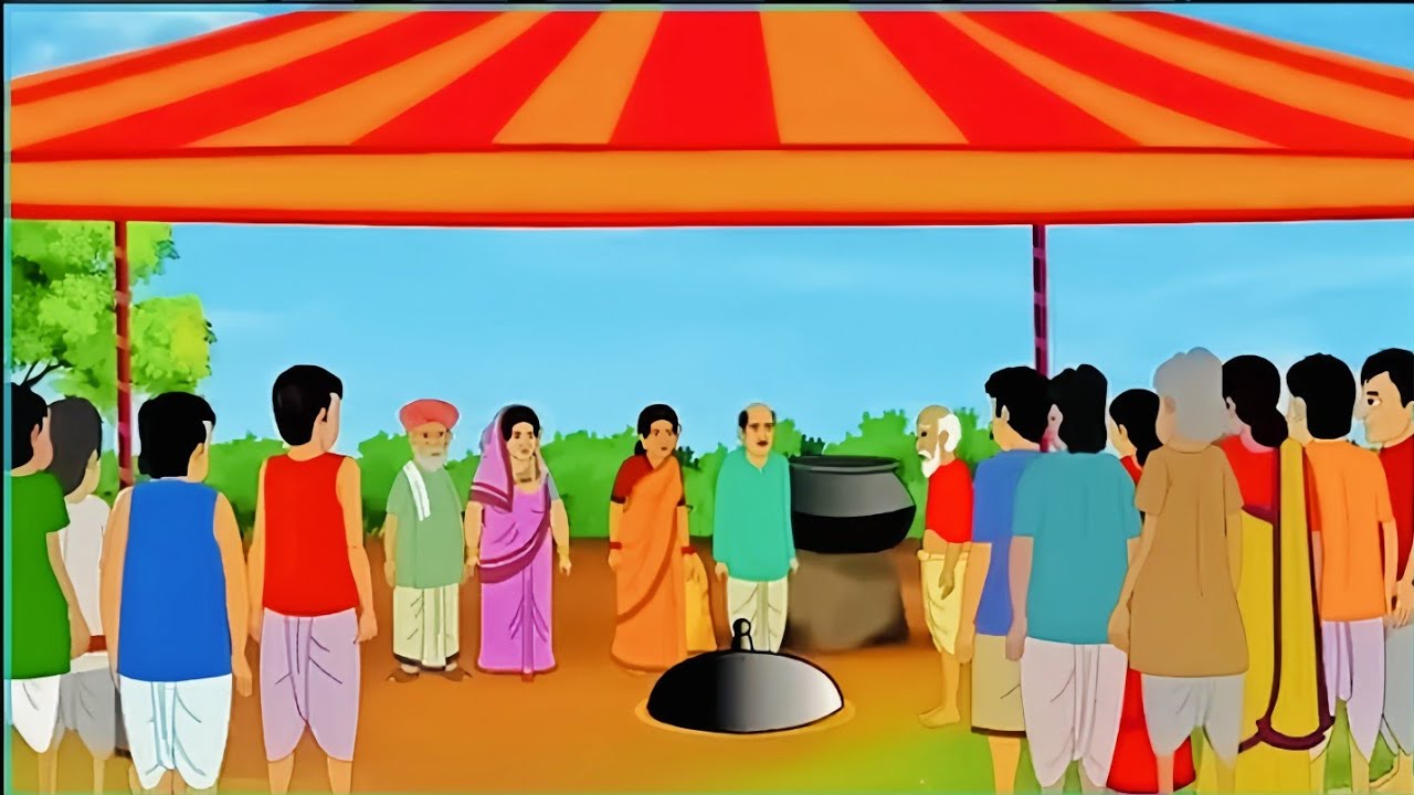 এক হাঁড়িতে দুই গ্রামের ভাত | Bengali Fairy Tales Cartoon | Rupkothar Bangla Golpo | Thakumar Jhuli