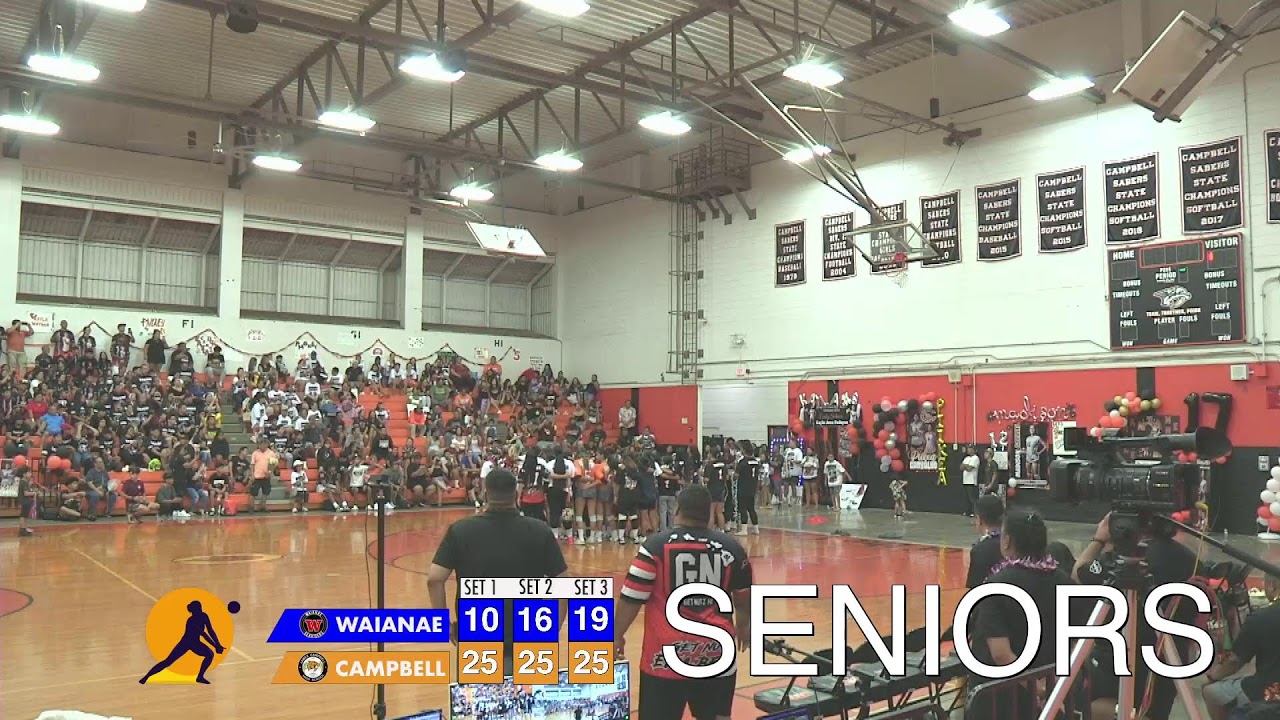 Girls Volleyball Senior Night: Waianae High School  vs James Campbell High School