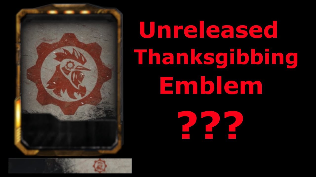 Gears of War 4 Rare Skins- Cluckshot Emblem | Thanksgibbing Emblem