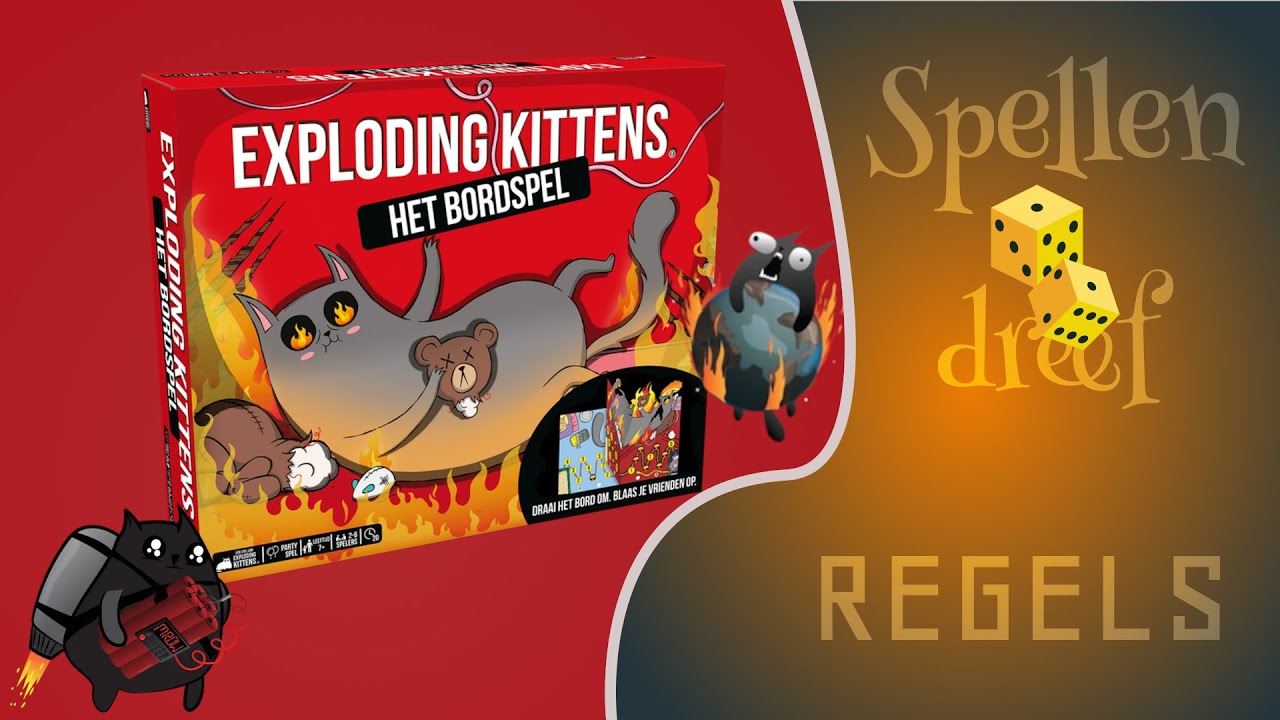 Speluitleg Exploding Kittens Het Bordspel - Regels (NL/BE)