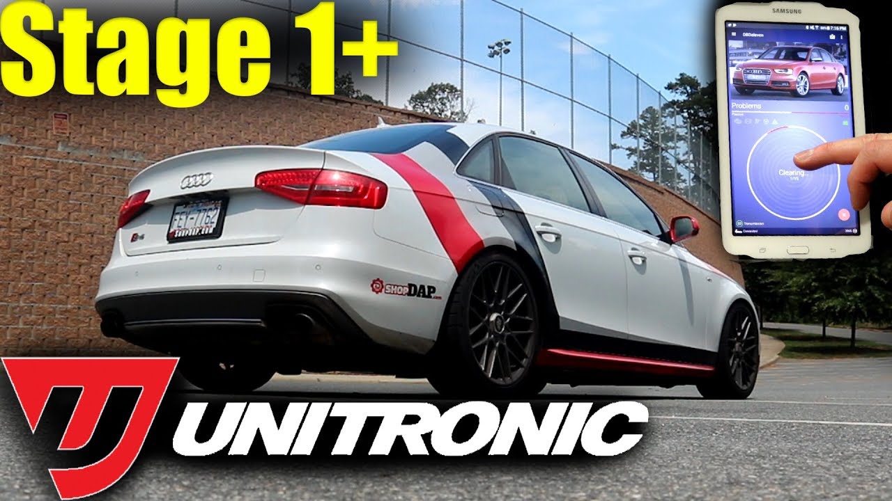 Supercharged Audi S4 Unitronic Stage 1+ ECU Tune... How Does it Do It?