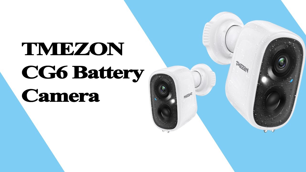 APP connection for smart battery powered camera MZ-CG6 tmezon smart security