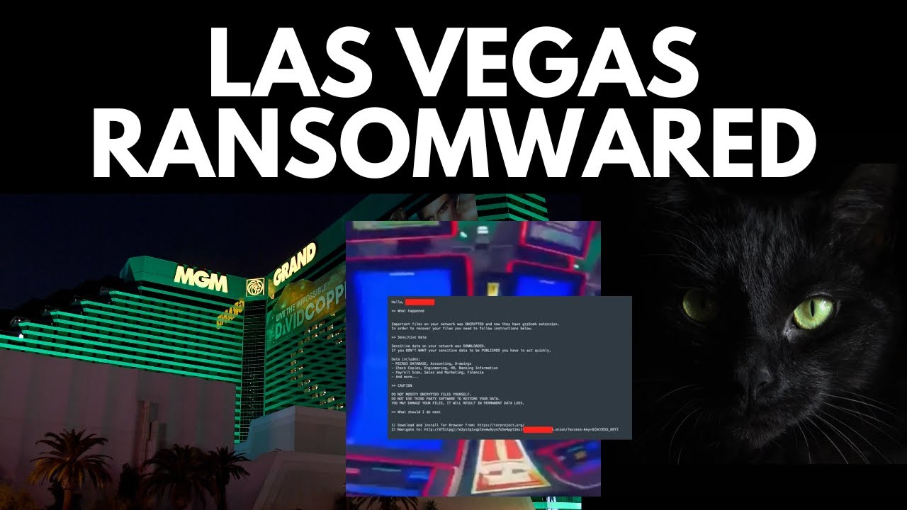 MGM & Defcon Venue hack: BlackCat Ransomware