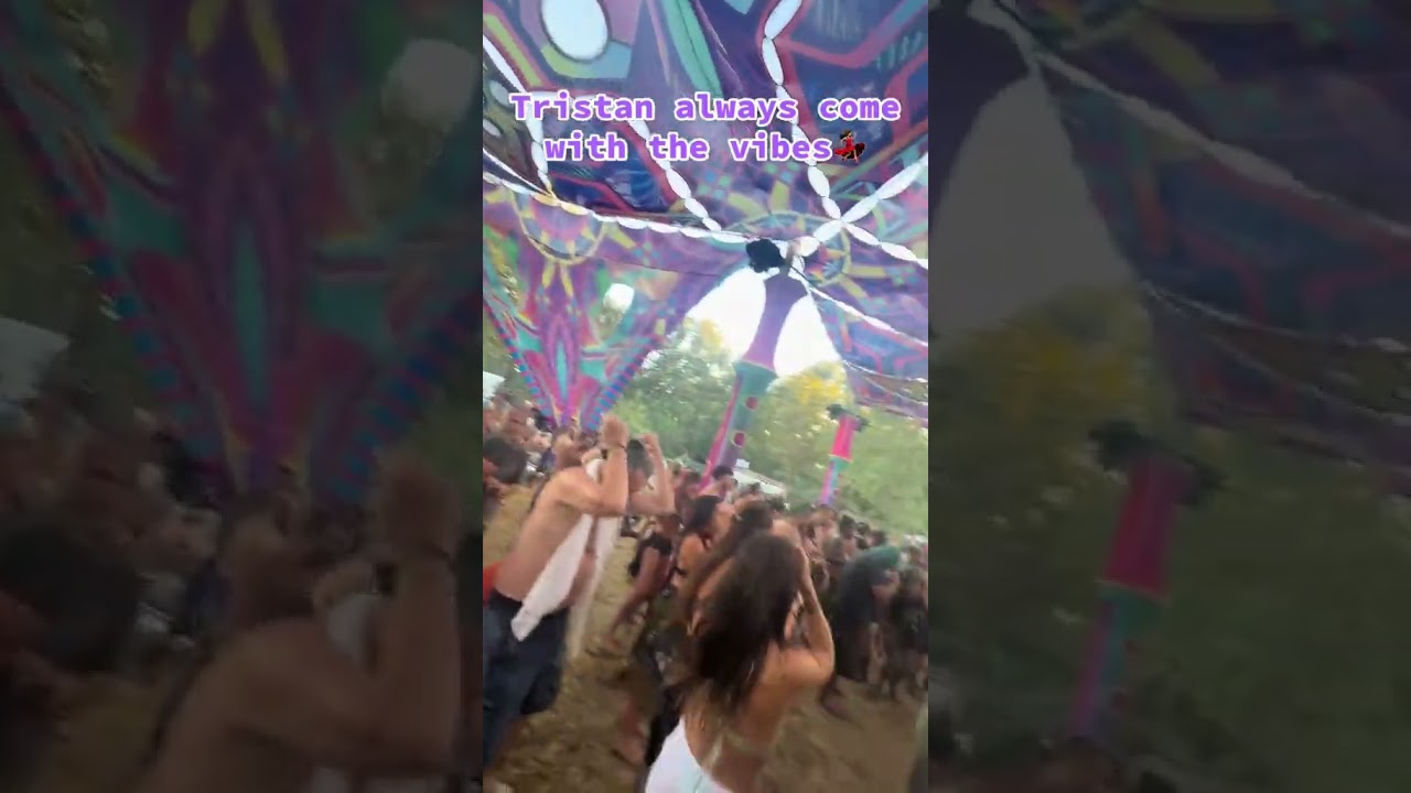 Tristan vibes at Free earth festival🏖️💃🏽