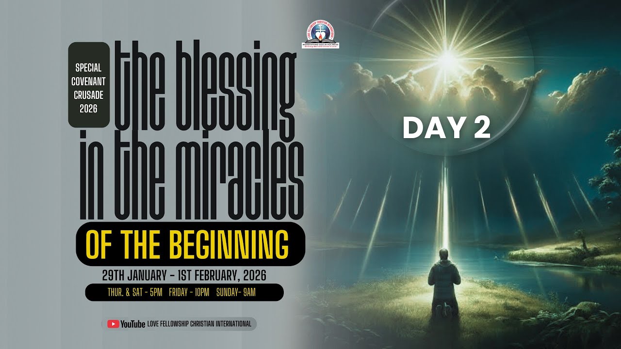 Covenant Crusade | The Blessing in the Miracles of the Beginning | Day 2 | 30.01.26
