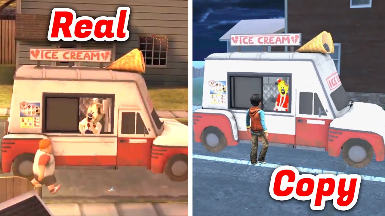 Real VS Copy - Ice Scream Intro