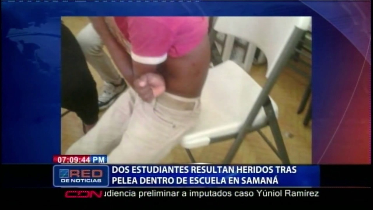 Dos estudiantes resultan heridos tras pelea dentro de escuela en Samaná