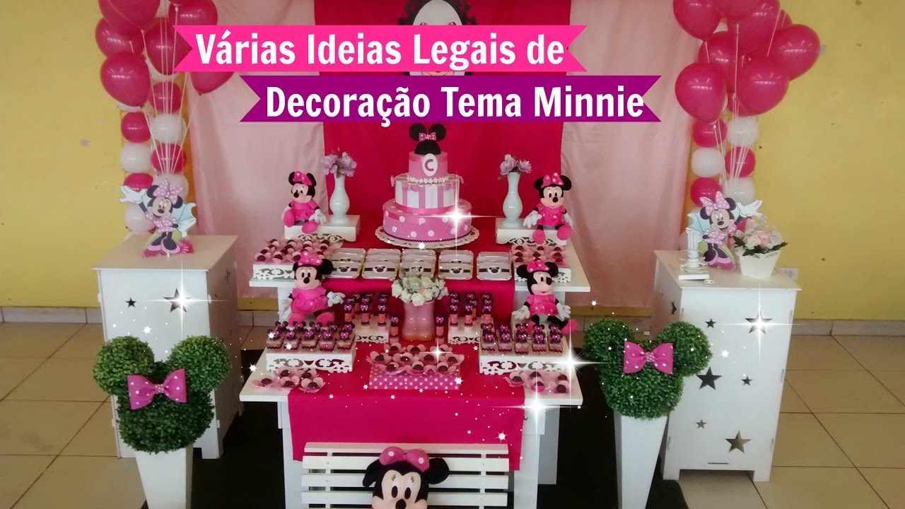 Várias Ideias Legais de Decoração Tema Minnie | Carla Oliveira