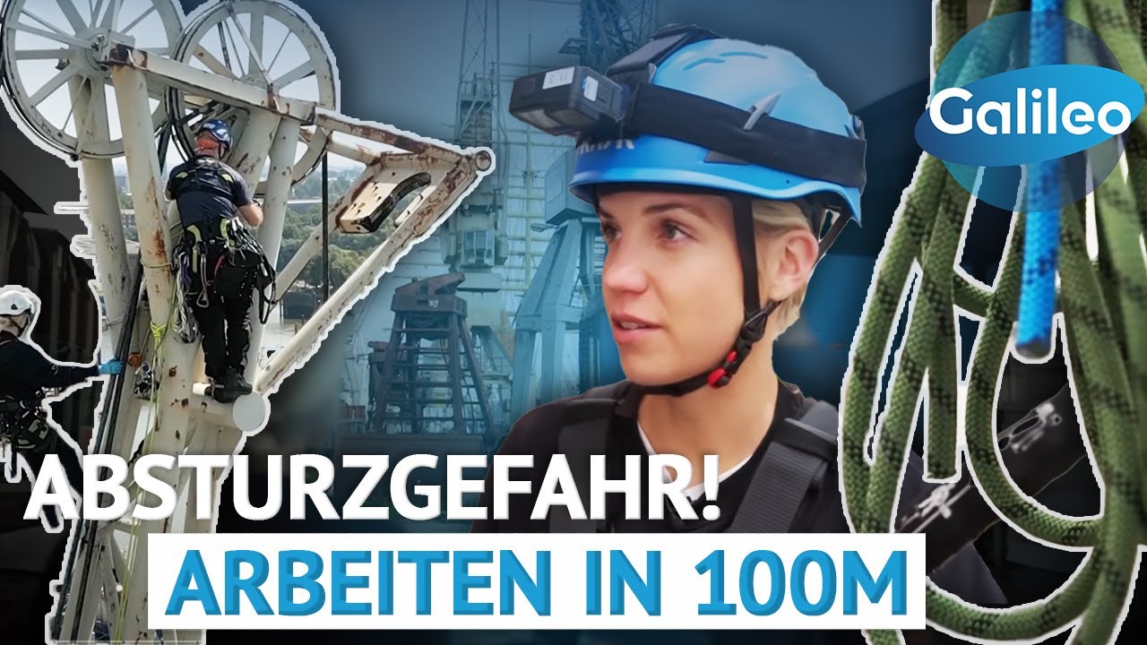 Knochenjob in der Vertikalen: Das krasse Leben als Industriekletterer