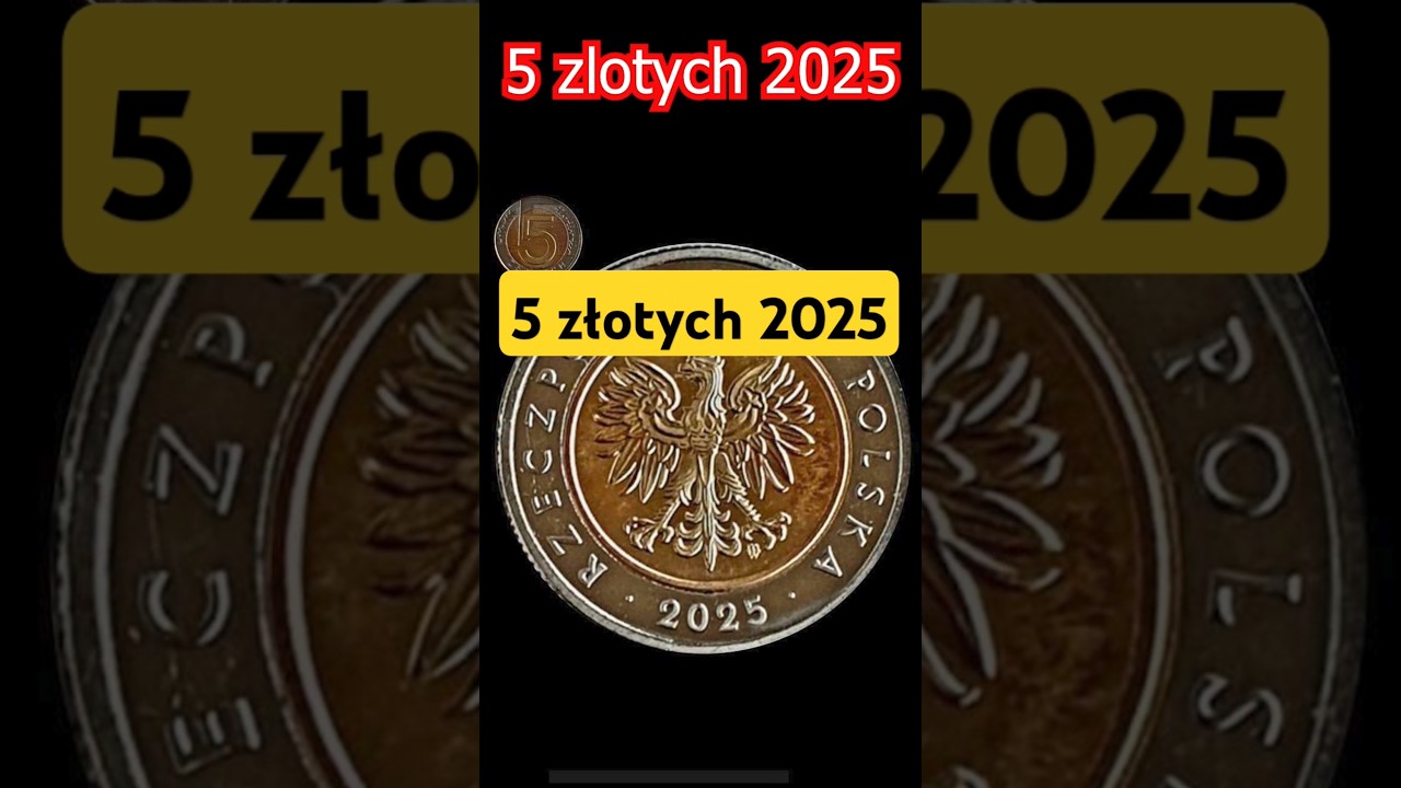 5 złotych 2025 jaki nakład? cena? Styczeń 2025