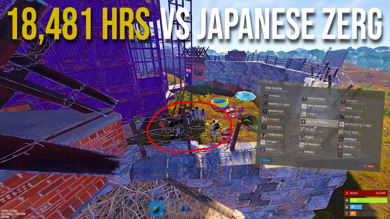 when a 18,481 hour solo fights a japanese zerg...
